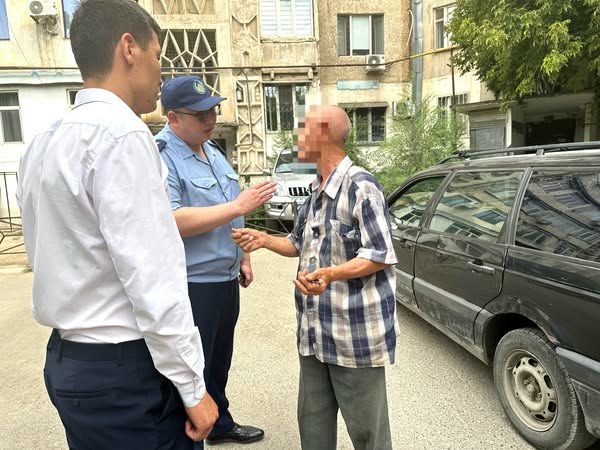 СОВМЕСТНЫЙ РЕЙД АКИМАТА АЛЬ-ФАРАБИЙСКОГО РАЙОНА И МЕСТНОЙ ПОЛИЦИИ