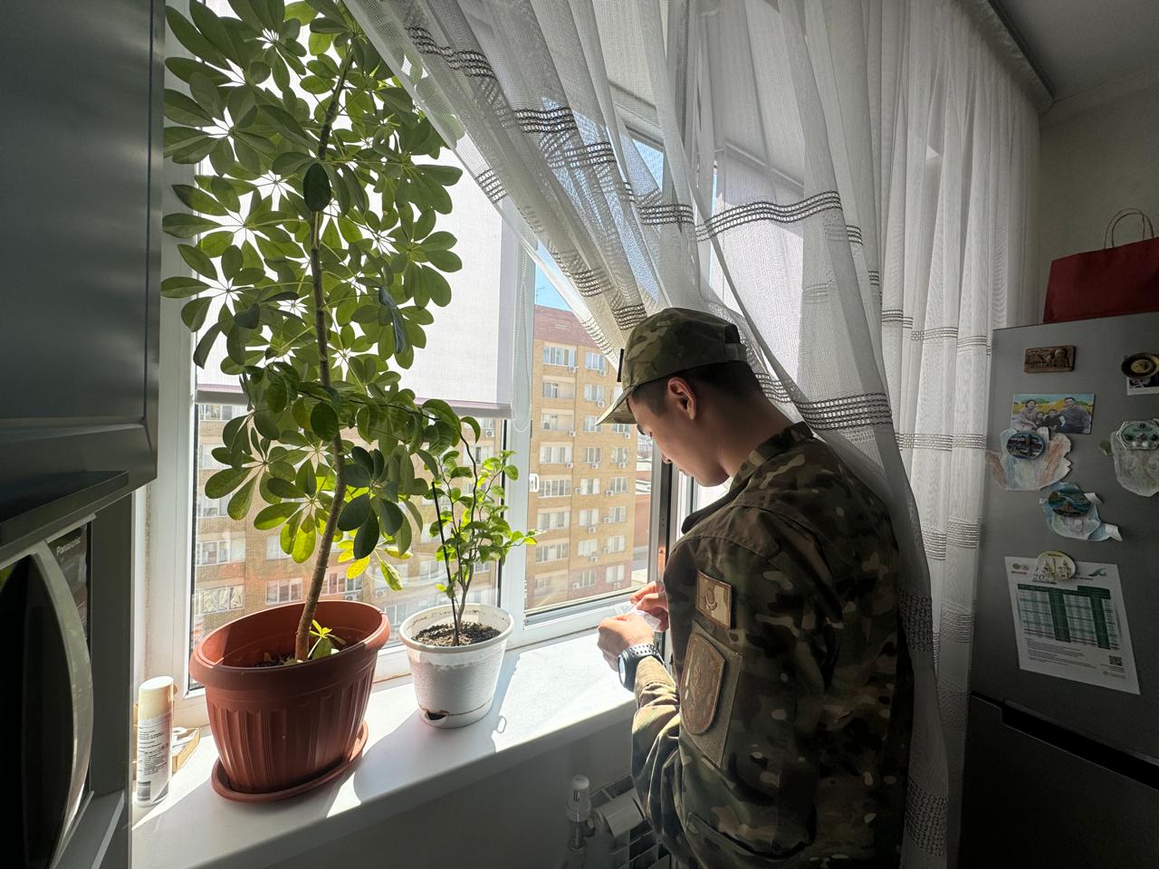 Балалардың терезеден құлауын болдырмауға  бағытталған рейдтік іс-шаралар