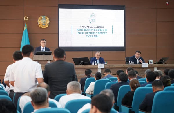 ОБСУДИЛИ ПУТИ РАЗВИТИЯ САРЫАГАШСКОГО РАЙОНА