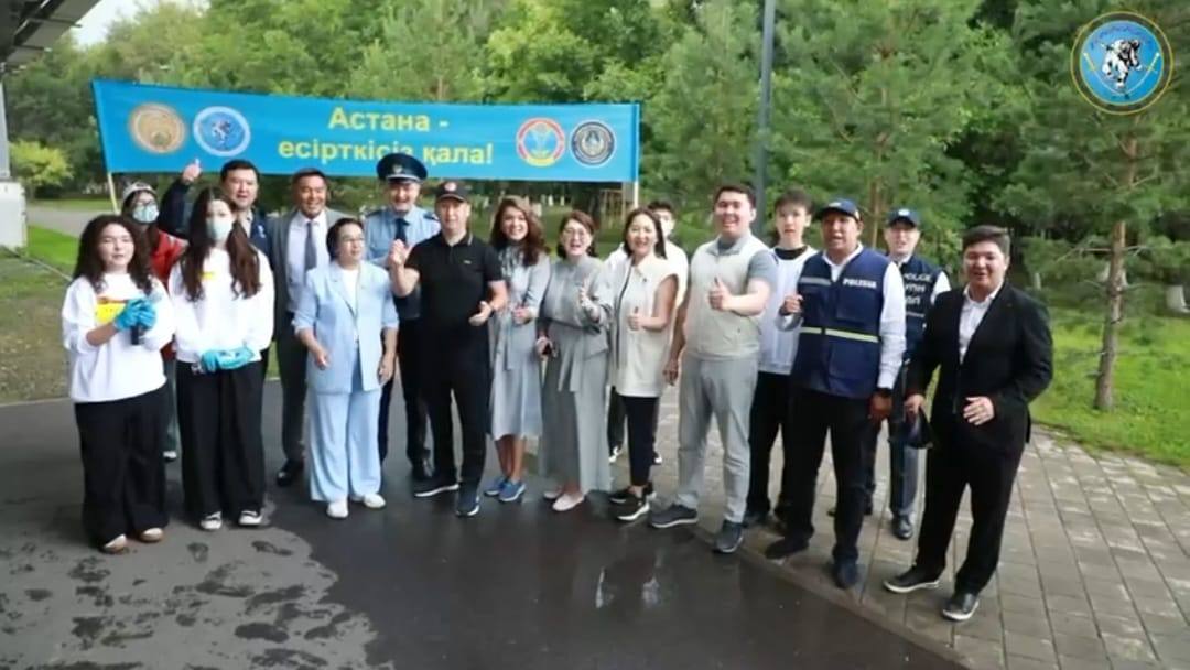 Депутаты и сотрудники полиции вместе вышли на борьбу с наркоманией в Астане