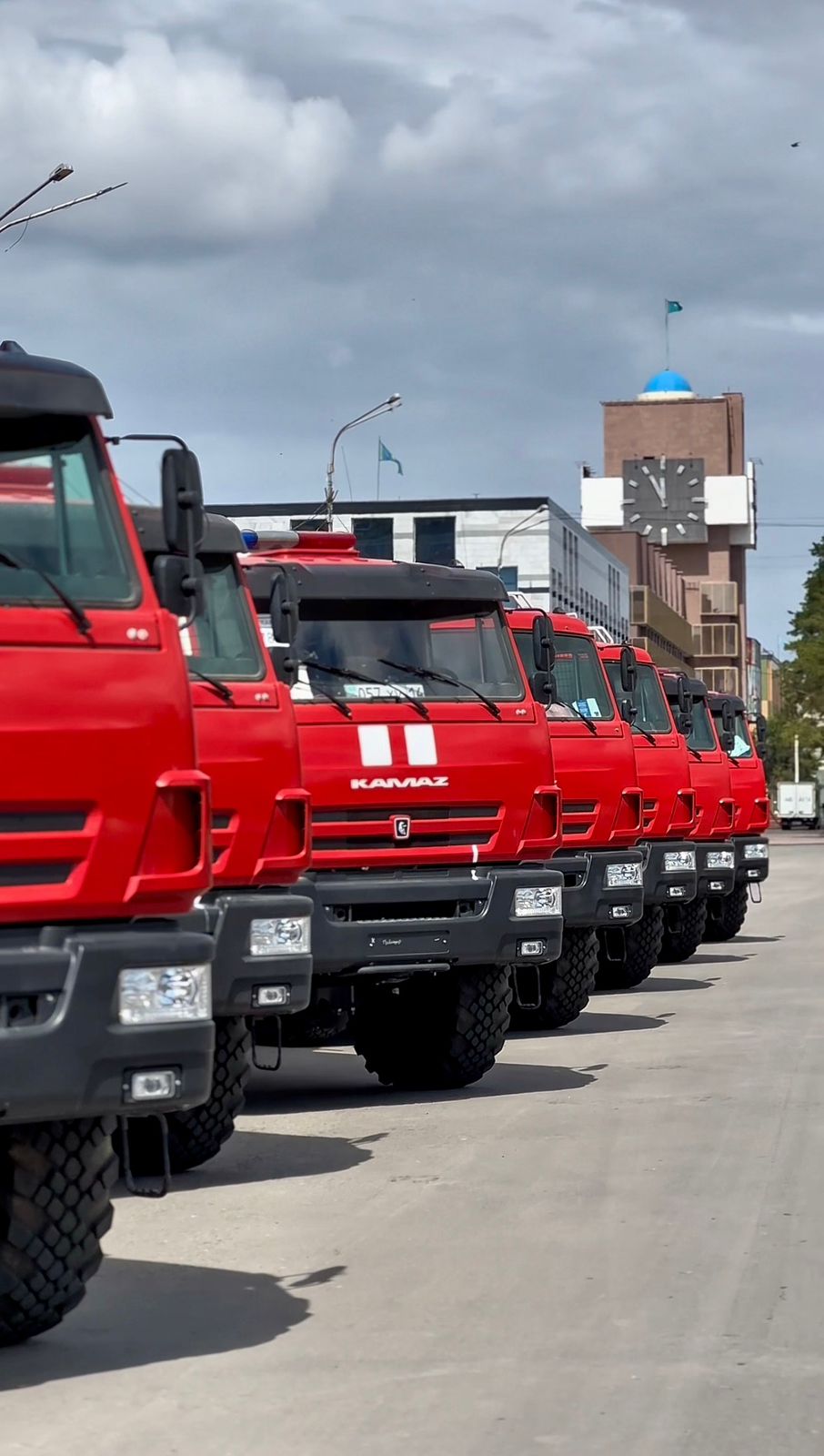 Новые пожарные автомобили поступили в ДЧС Павлодарской области