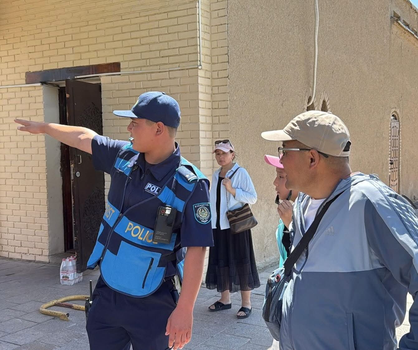 ТҮРКІСТАНДА ТУРИСТІК ПОЛИЦИЯ БІР АЙДА 700-ГЕ ЖУЫҚ АЗАМАТҚА ҚЫЗМЕТ КӨРСЕТКЕН