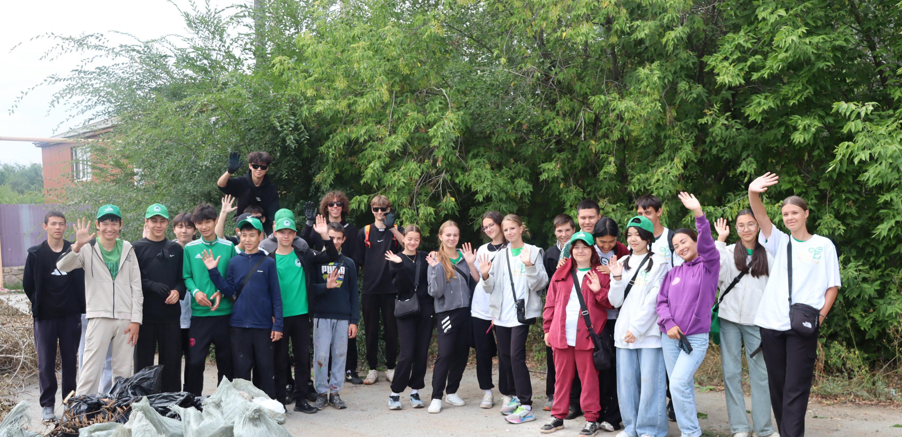 An environmental campaign was held in Kostanay region as part of the republican program "Taza Kazakhstan".