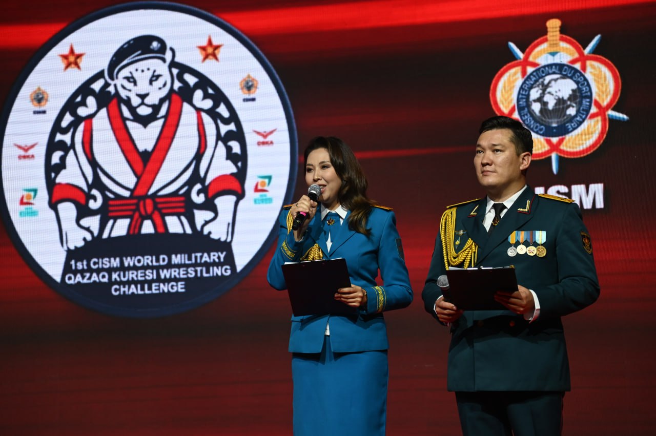 Астанада әскери қызметшілер арасында қазақ күресінен I әлем чемпионаты басталды