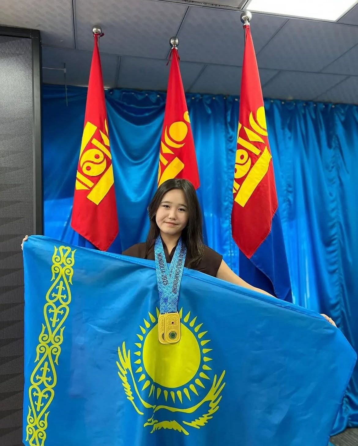 Бөрлі ауданының оқушысы үш дүркін әлем чемпионы атанды