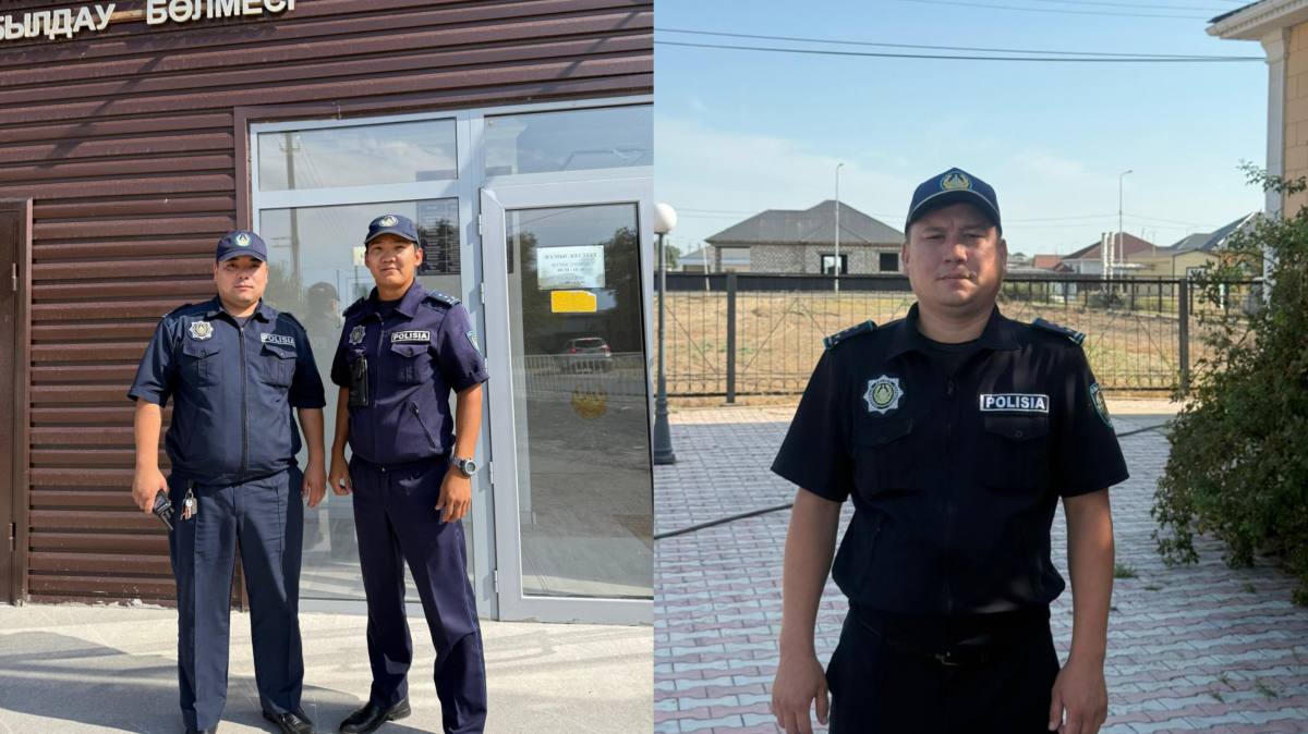 В Атырау полицейские предотвратили попытку самоубийства мужчины, едва не спрыгнувшего с моста