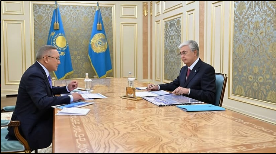 резидент Жетісу облысының әкімі Бейбіт Исабаевты қабылдады
