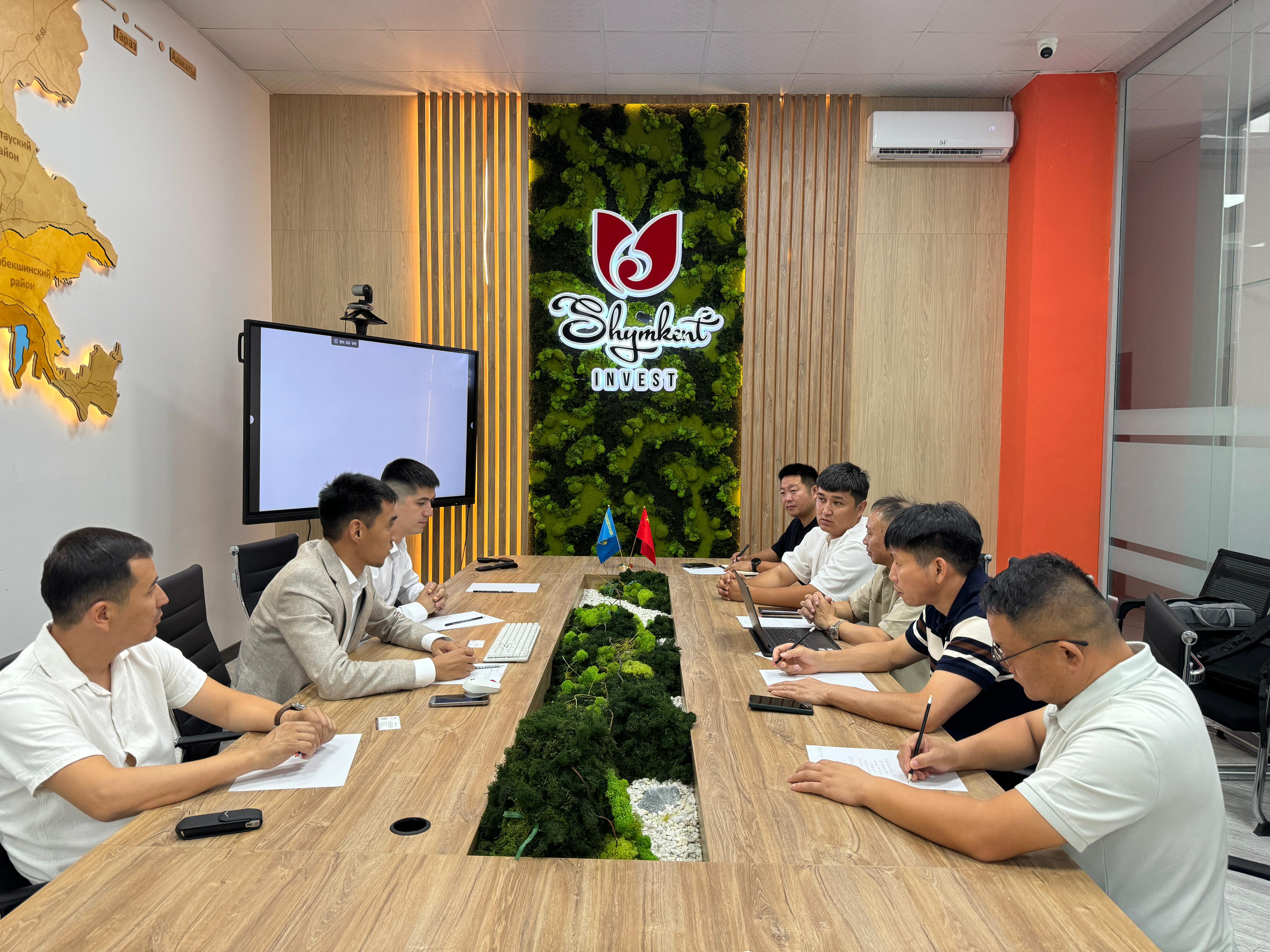 ШЫМКЕНТ ҚАЛАСЫНДА SHANGHAI FANGYUAN STEEL STRUCTURE CO., LTD. КОМПАНИЯСЫ ӨКІЛДЕРІМЕН ІСКЕРЛІК КЕЗДЕСУ ӨТТІ