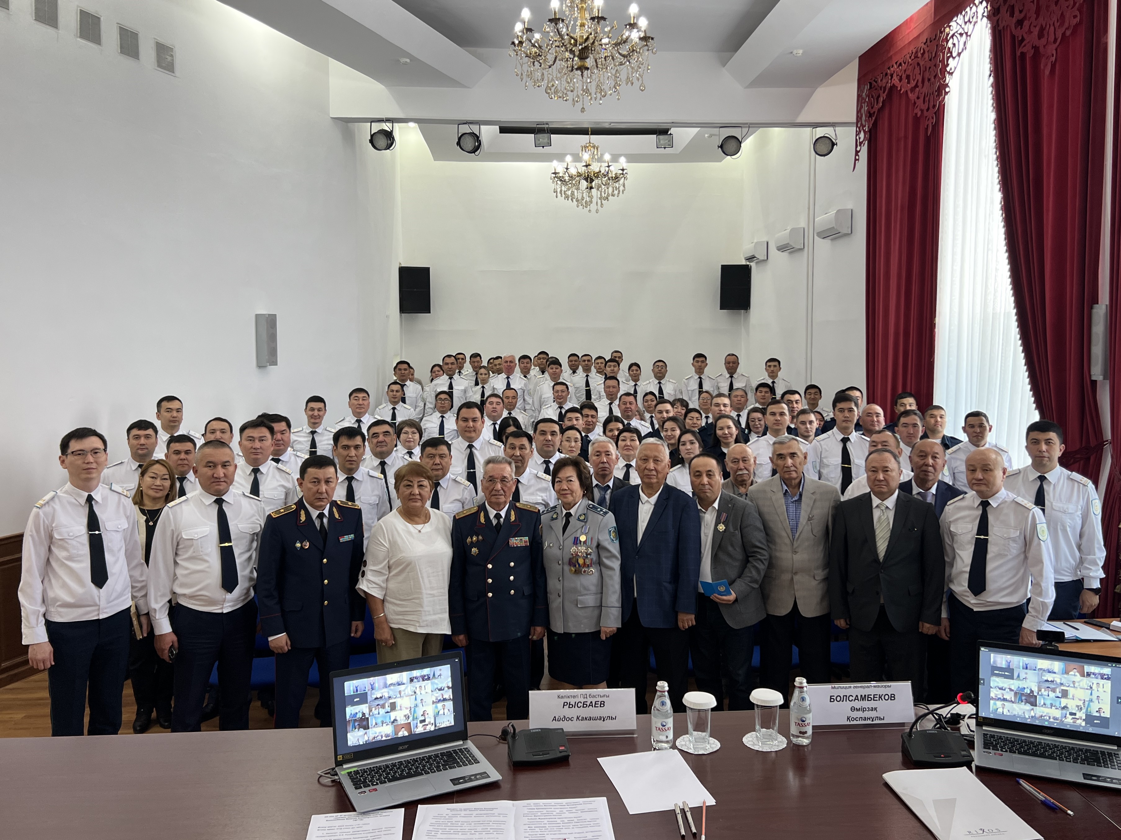 В ДП на транспорте состоялась встреча с председателем Совета ветеранов МВД РК