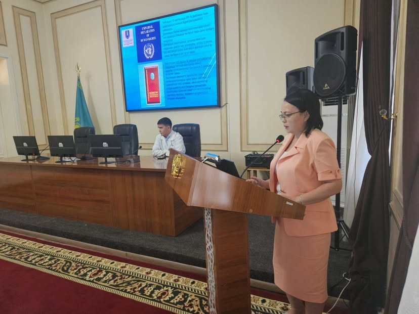 Представитель посетила ГКП на ПХВ «Областная клиническая больница» управления здравоохранения Туркестанской области и провела встречу с сотрудниками.