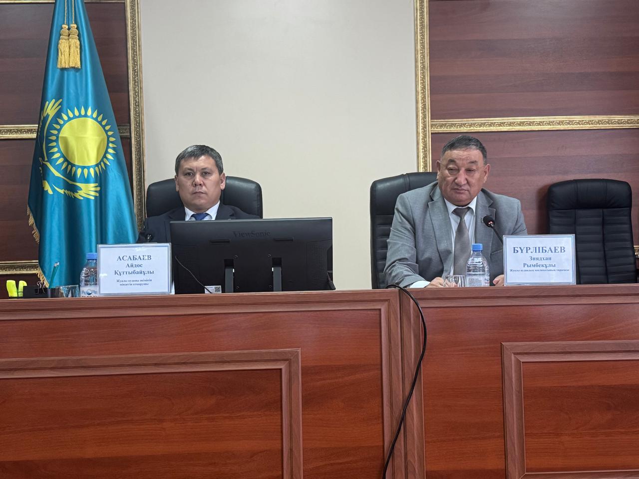 Сегізінші шақырылған Жуалы аудандық мәслихатының кезектен тыс, қырық сегізінші сессиясы өтті