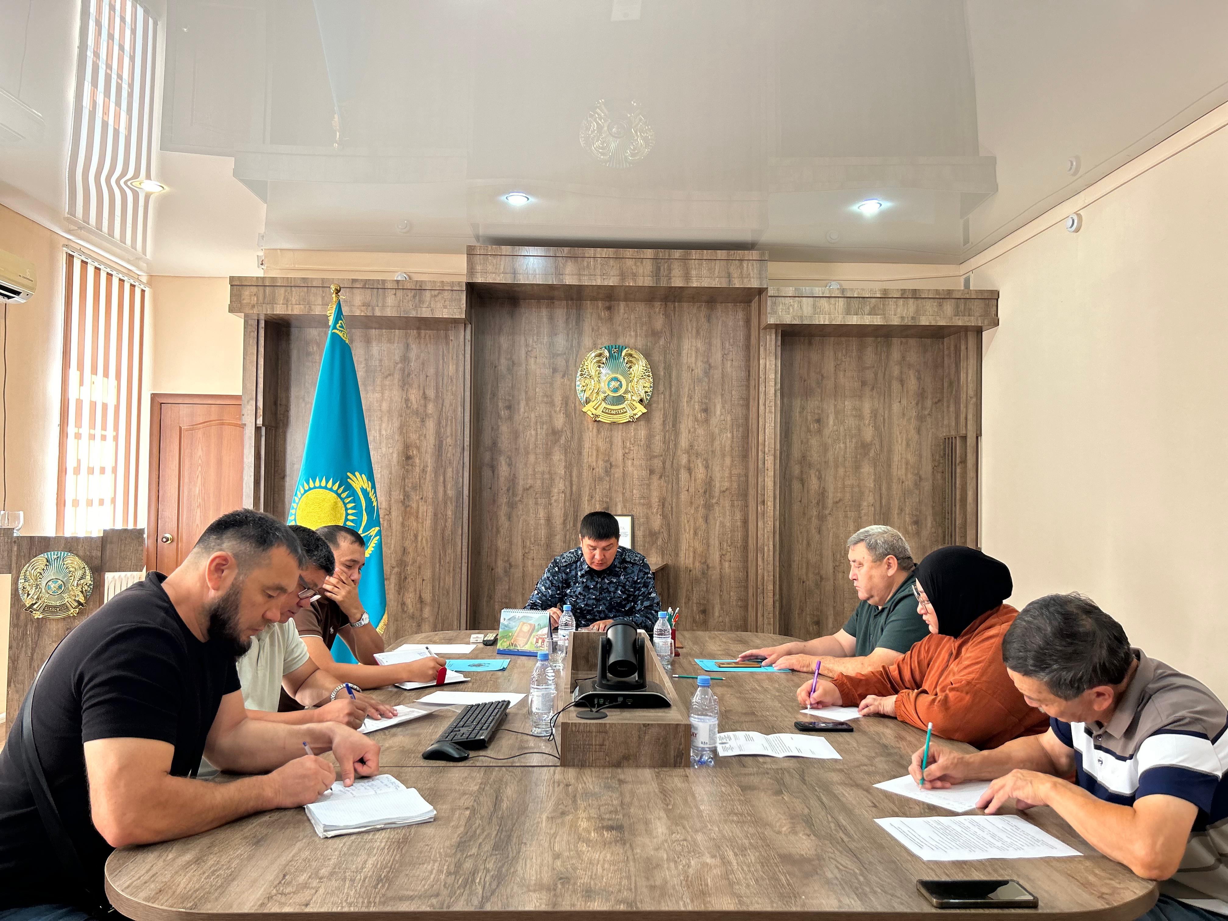 Батыс Қазақстан облысы бойынша ҚАЖ департаментінің №28 мекемесінде жеке кәсіпкерлермен кездесу өтті