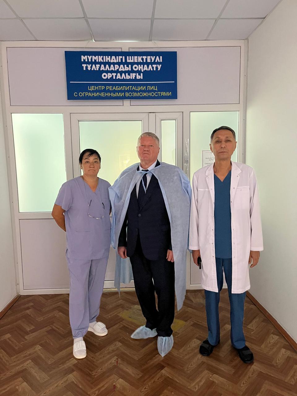 Плановое посещение Павлодарского областного центра реабилитации лиц с ограниченными возможностями