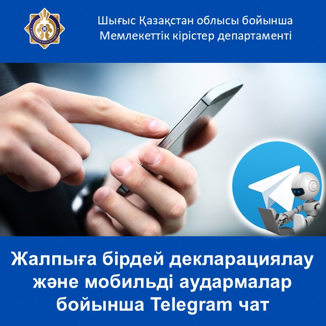 Жалпыға бірдей декларациялау және мобильді аудармалар бойынша Telegram чат