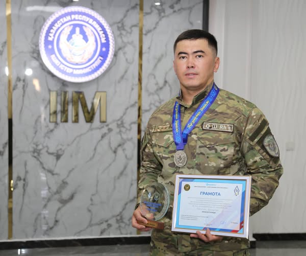 Түркістандық тәртіп сақшысы республикалық спартакиададан олжалы оралды