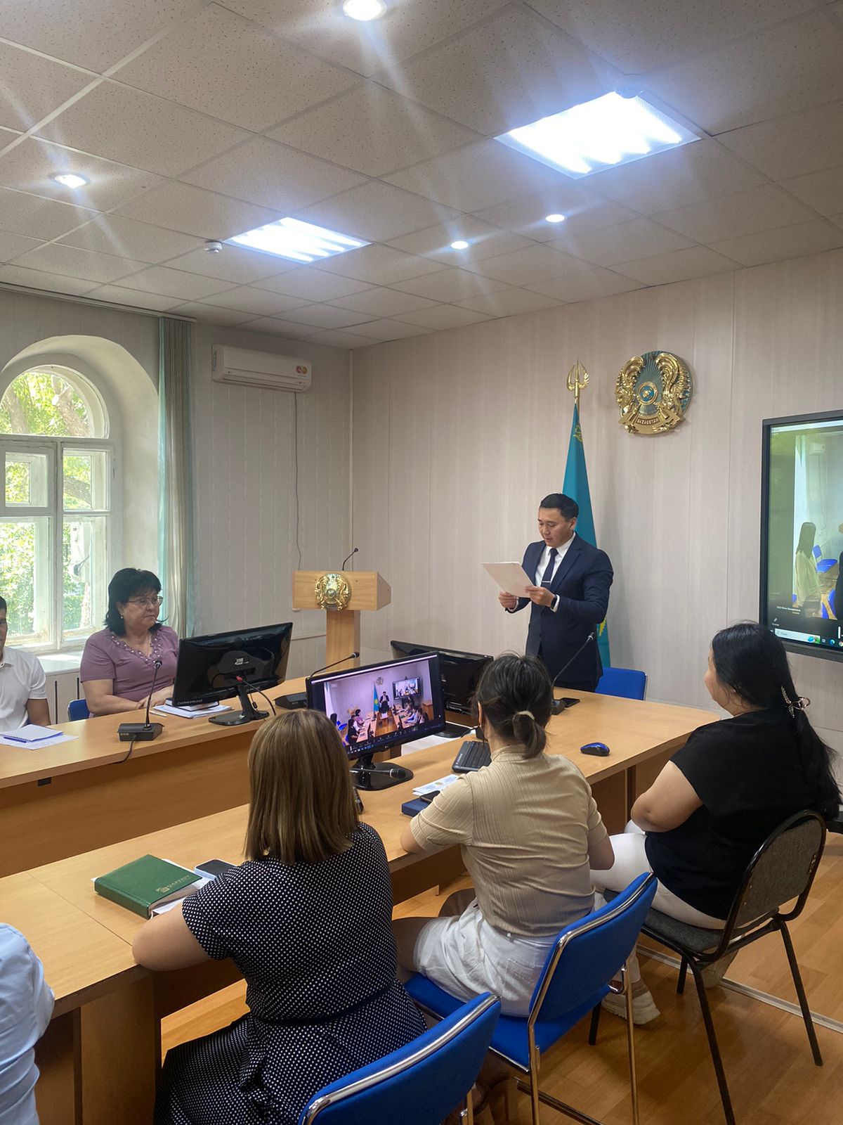 Облыстық білім басқармасында аппараттық кеңес өтті