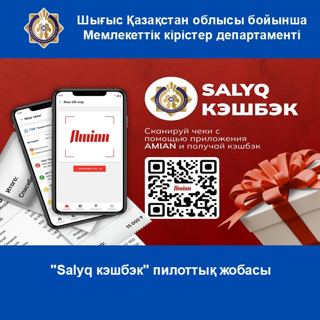 "Salyq кэшбэк" пилоттық жобасы