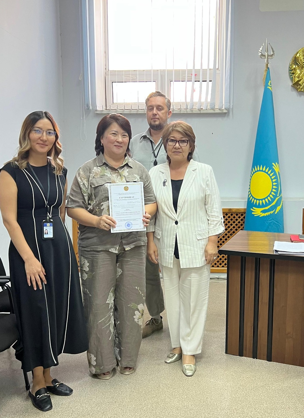 ЖК «Аубекерова» дәріханасына GPP стандартына сай екендігіне сертификат берілді.✅
