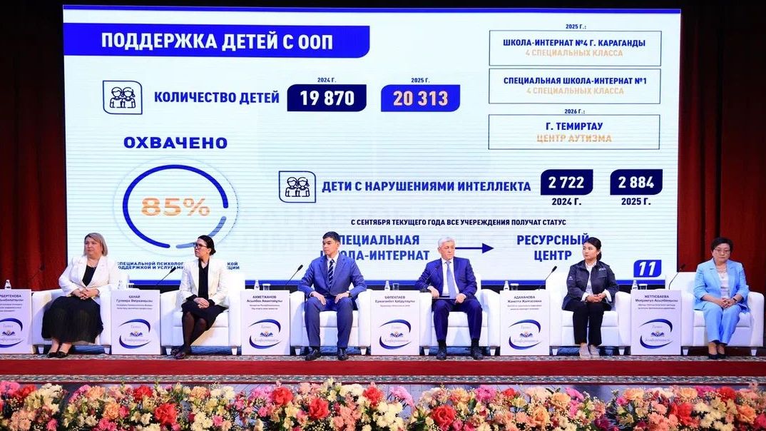 Қарағанды облысында мүмкіндігі шектеулі балалардың білім алуына қолжетімділік кеңейтіліп жатыр