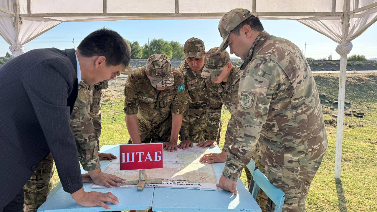 Талас ауданында кешенді оқу-жаттығу басталды