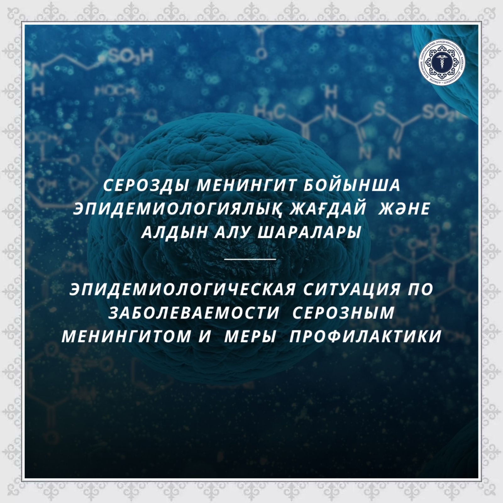 Серозды менингит бойынша эпидемиологиялық жағдай  және  алдын алу шаралары