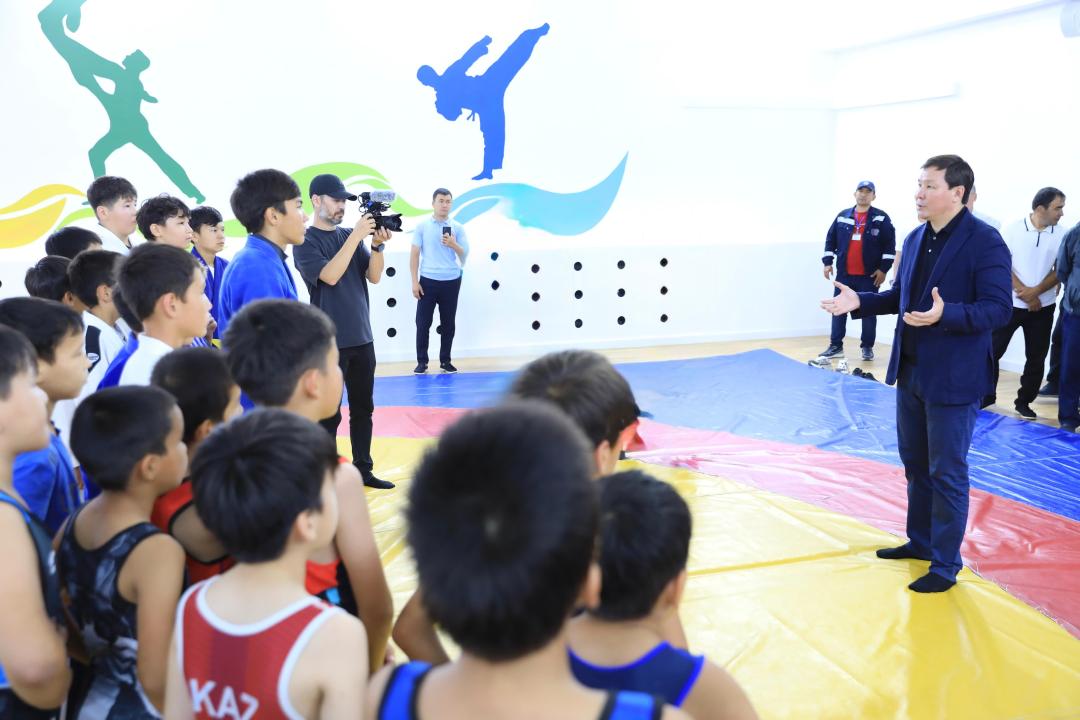 Кеңқияқта жаңа спорт кешені ашылды