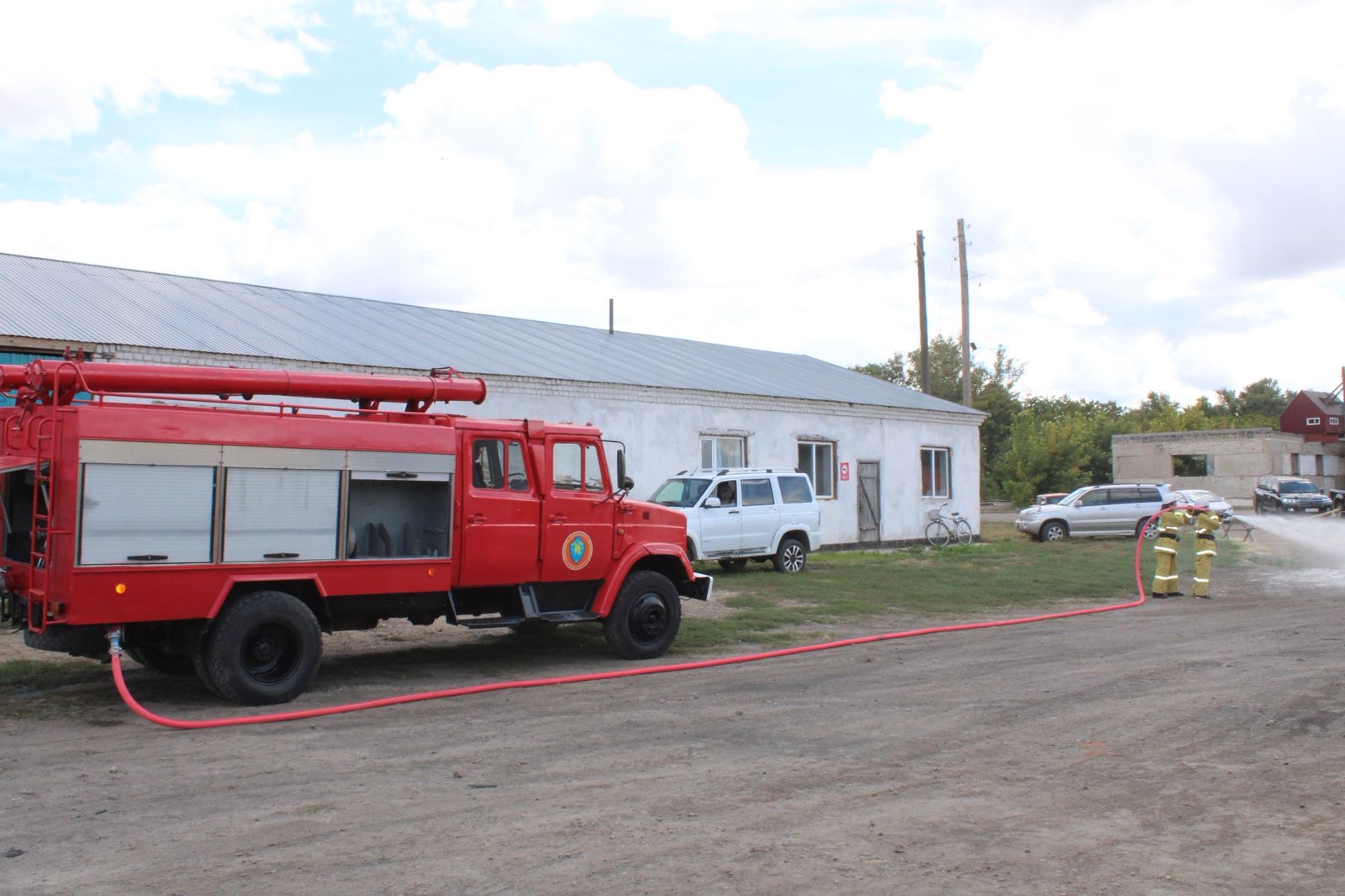 Бородулиха ауданының Зенковка ауылында өрт сөндіру бекеті ашылды