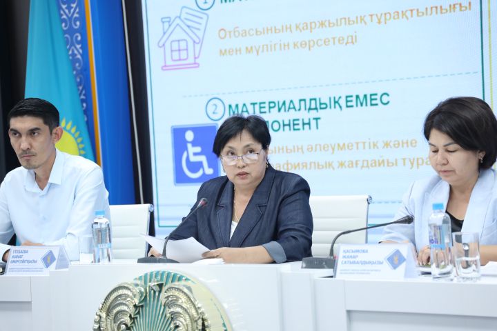 В Шымкенте прошел брифинг по «Внедрению скоринговой модели определения благосостояния семей при назначении мер социальной поддержки»