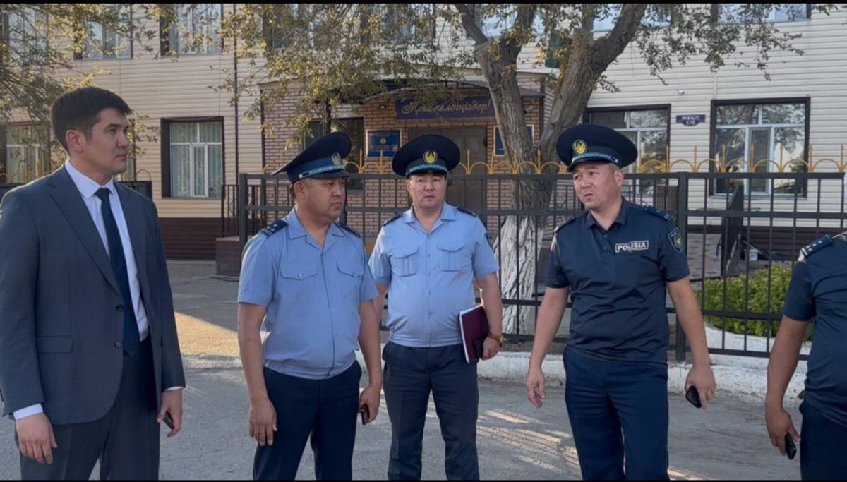 Ұлытау облысында білім беру мекемелері маңындағы жол қауіпсіздігі күшейтілді