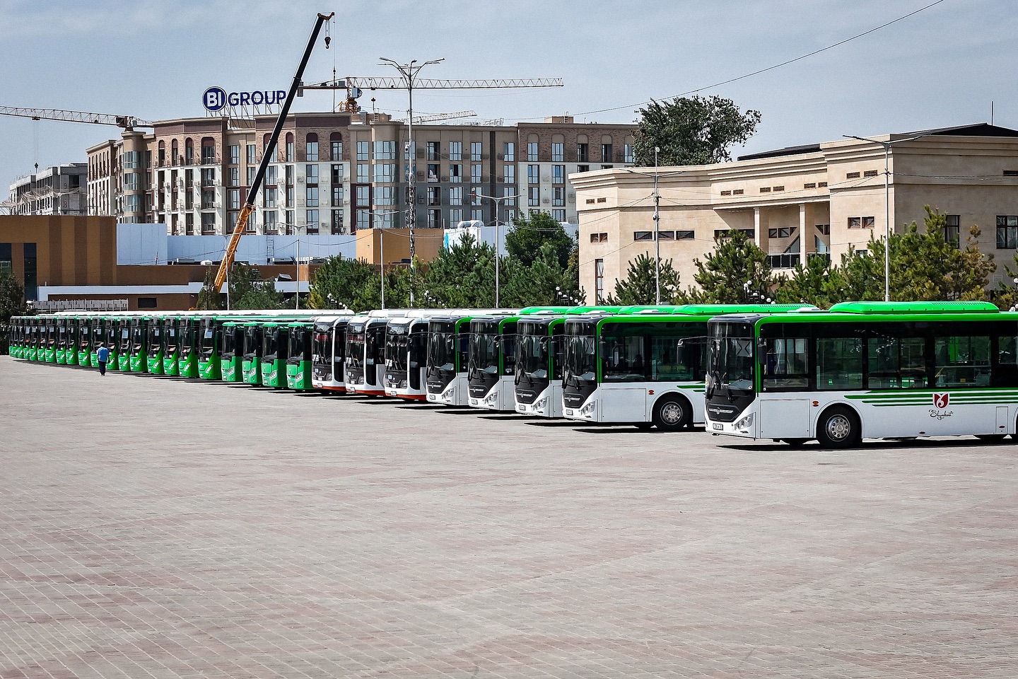 В ШЫМКЕНТЕ НОВЫЕ АВТОБУСЫ