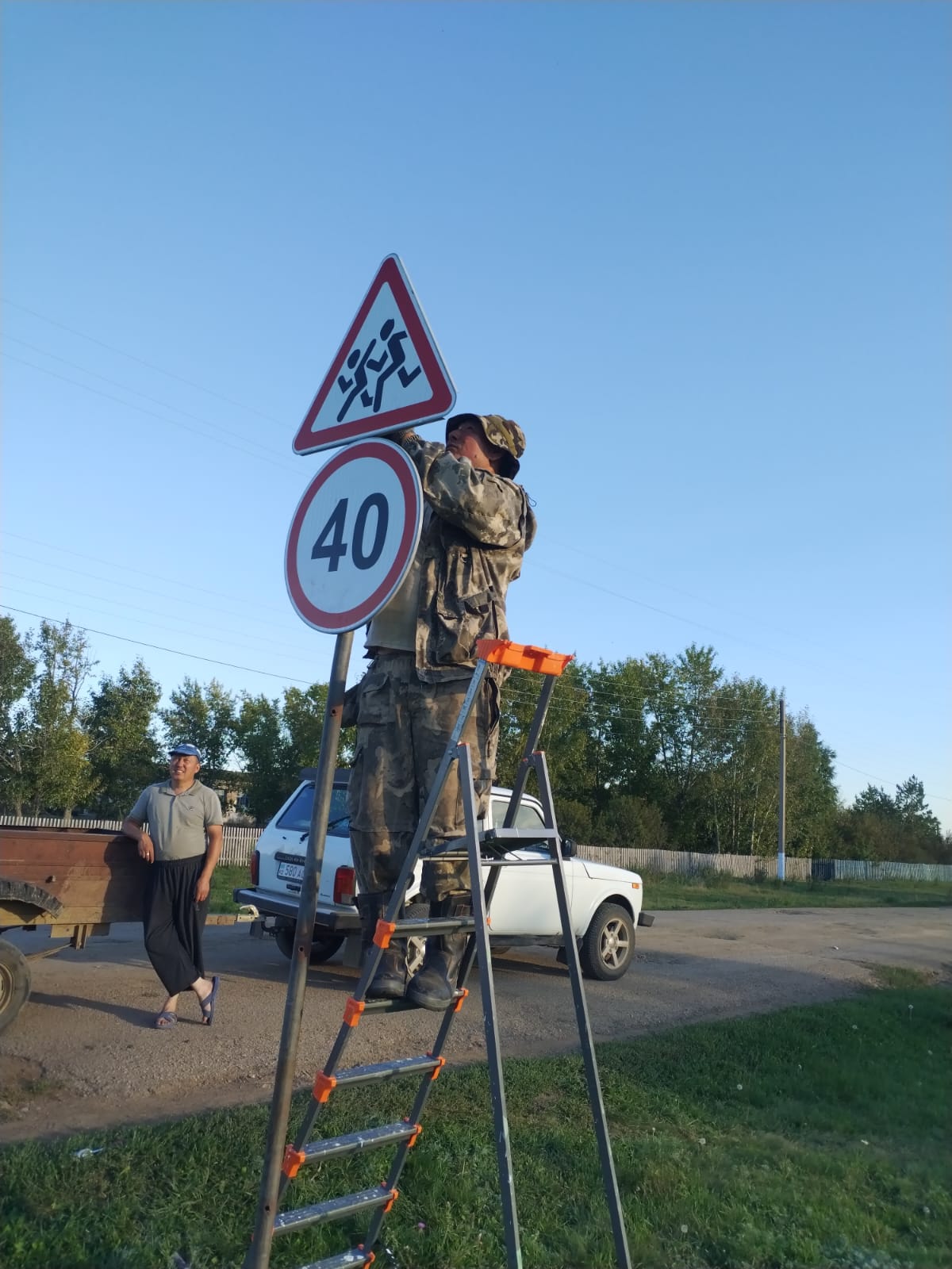 жол белгілерін орнату