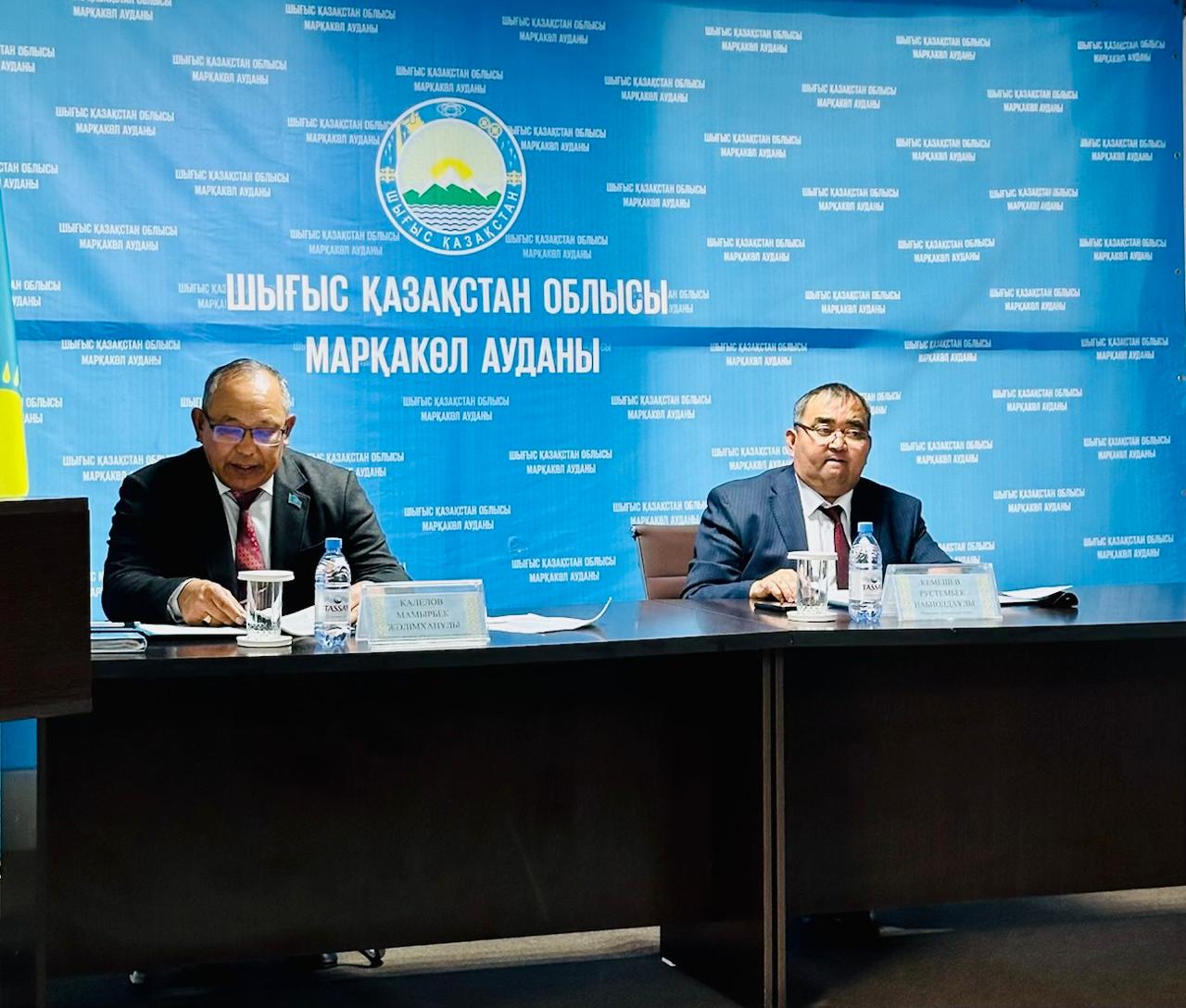 2025 жылдын 25 тамызында Марқакөл ауданы мәслихатының кезектен тыс жиырма алтыншы сессиясы өтті