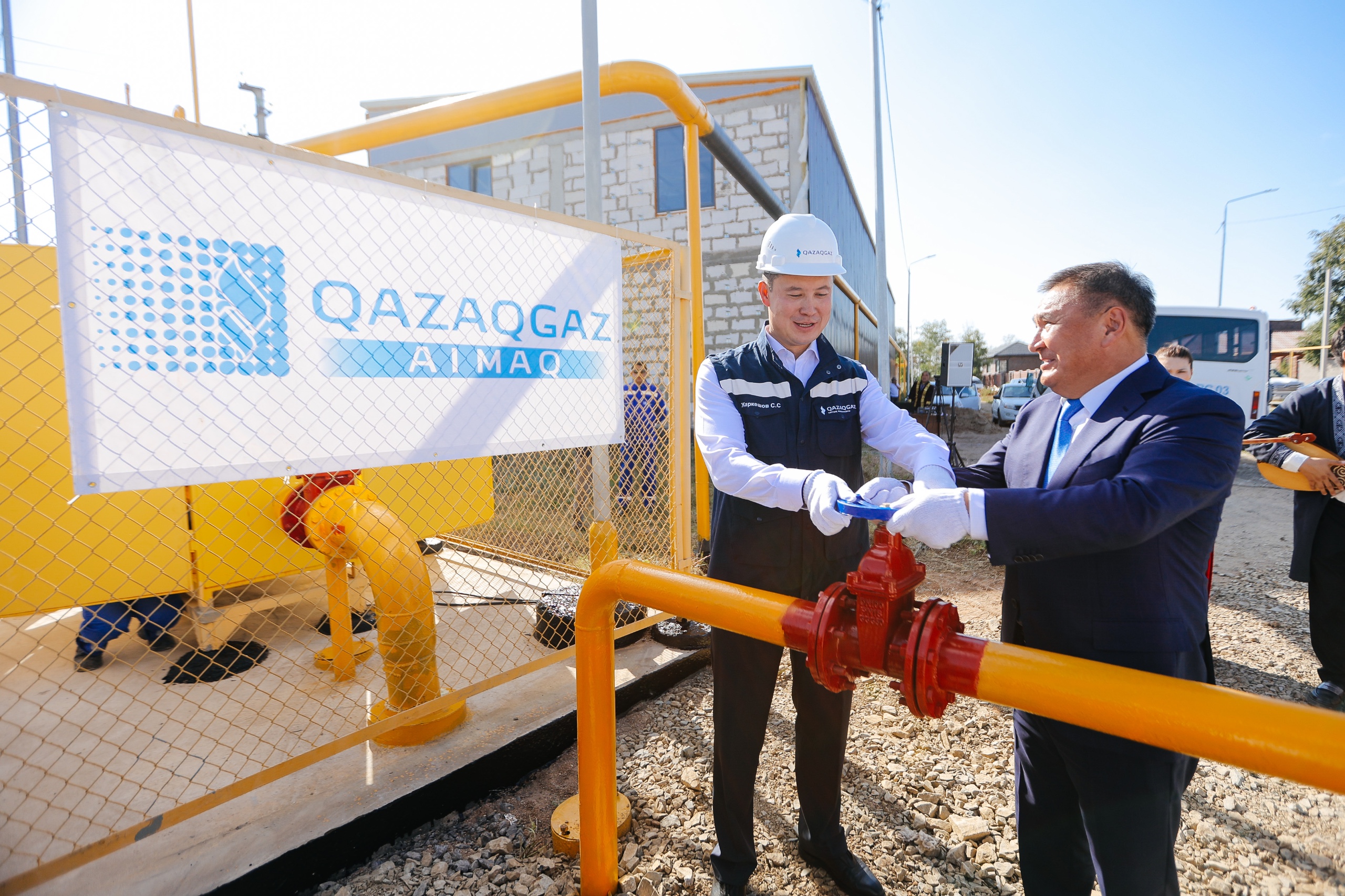 Целиноград ауданының Аққайың ауылына газ берілді