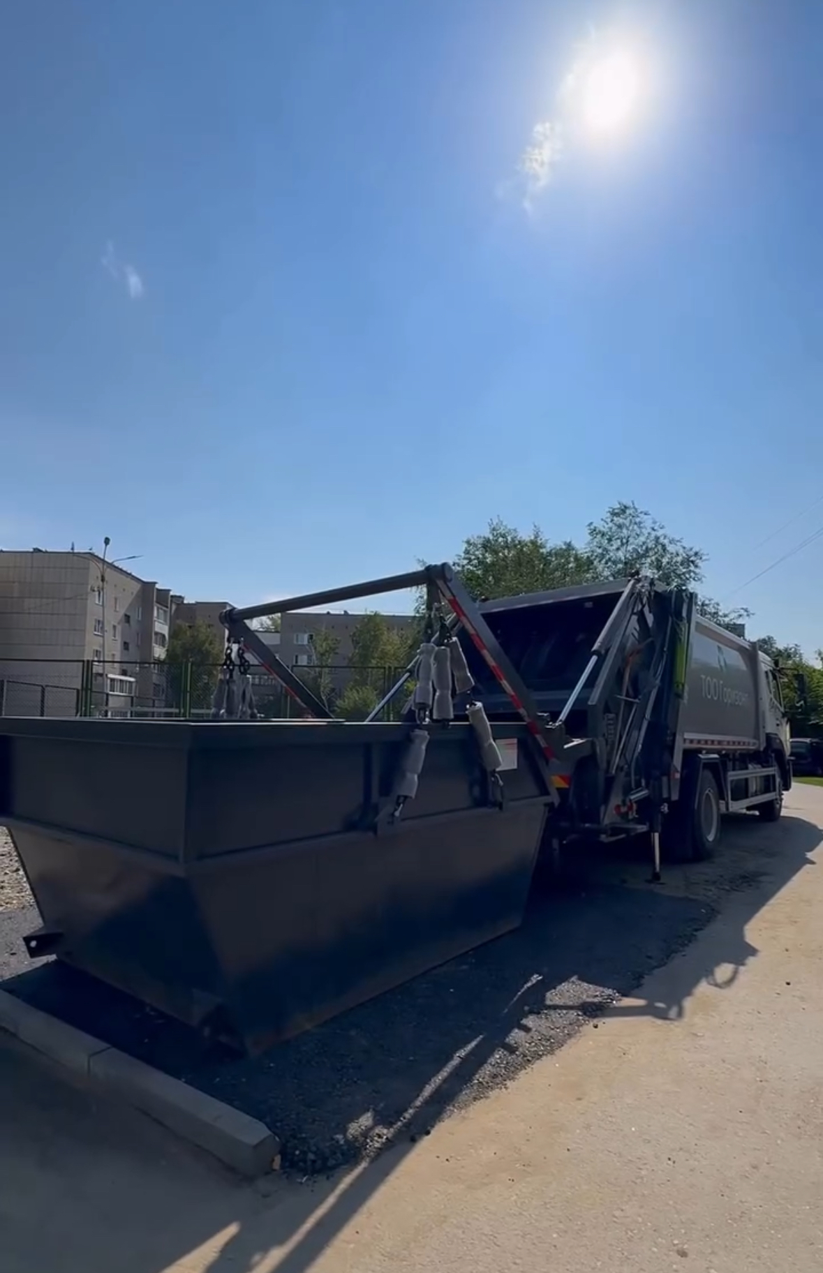 Ірі габаритті қалдықтарға арналған жаңа алаңдар салынуда