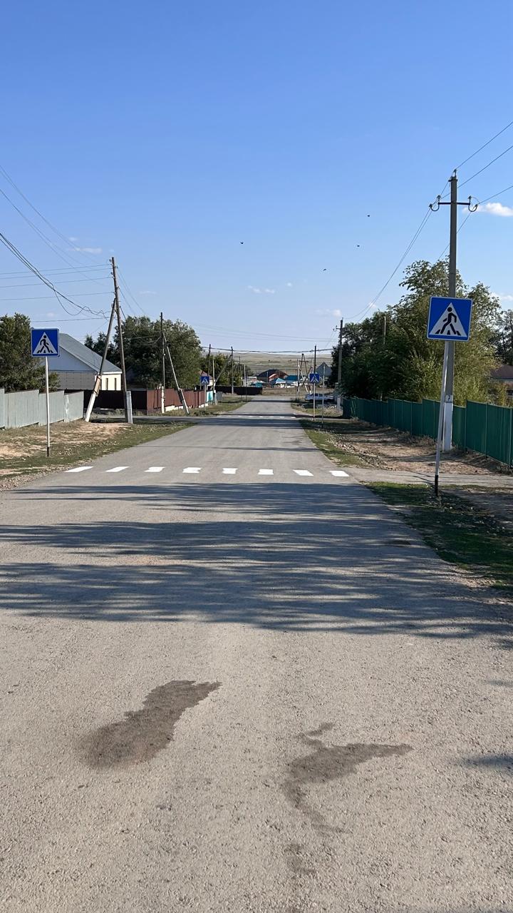 Мектеп аумағында жол қозғалысы қауіпсіздігін қамтамасыз ету жұмыстары жүргізілді