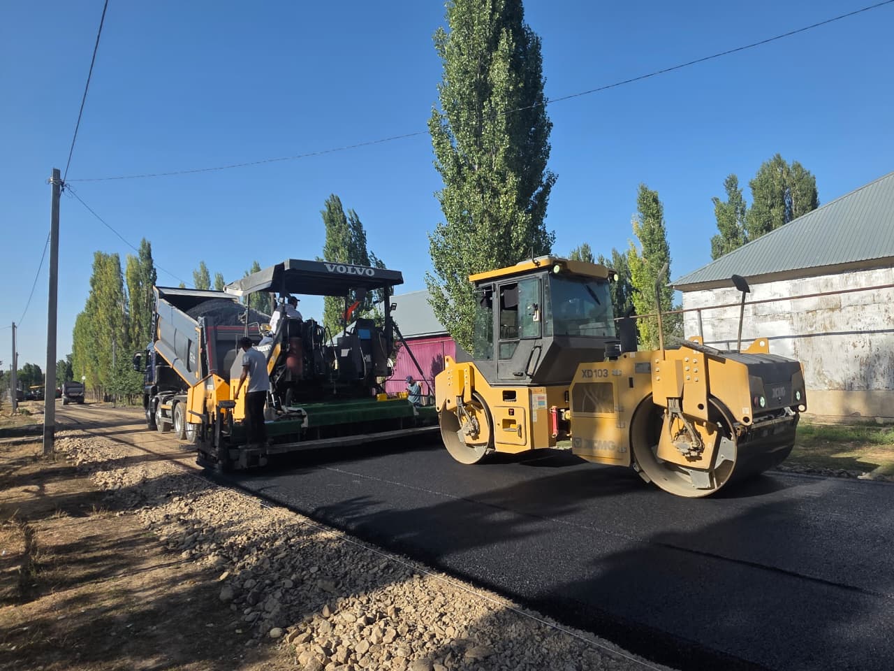 Т. Дүйсебайұлы ауылында С. Тотайұлы көшесінің орта жөндеу жұмыстары аяқталды.
