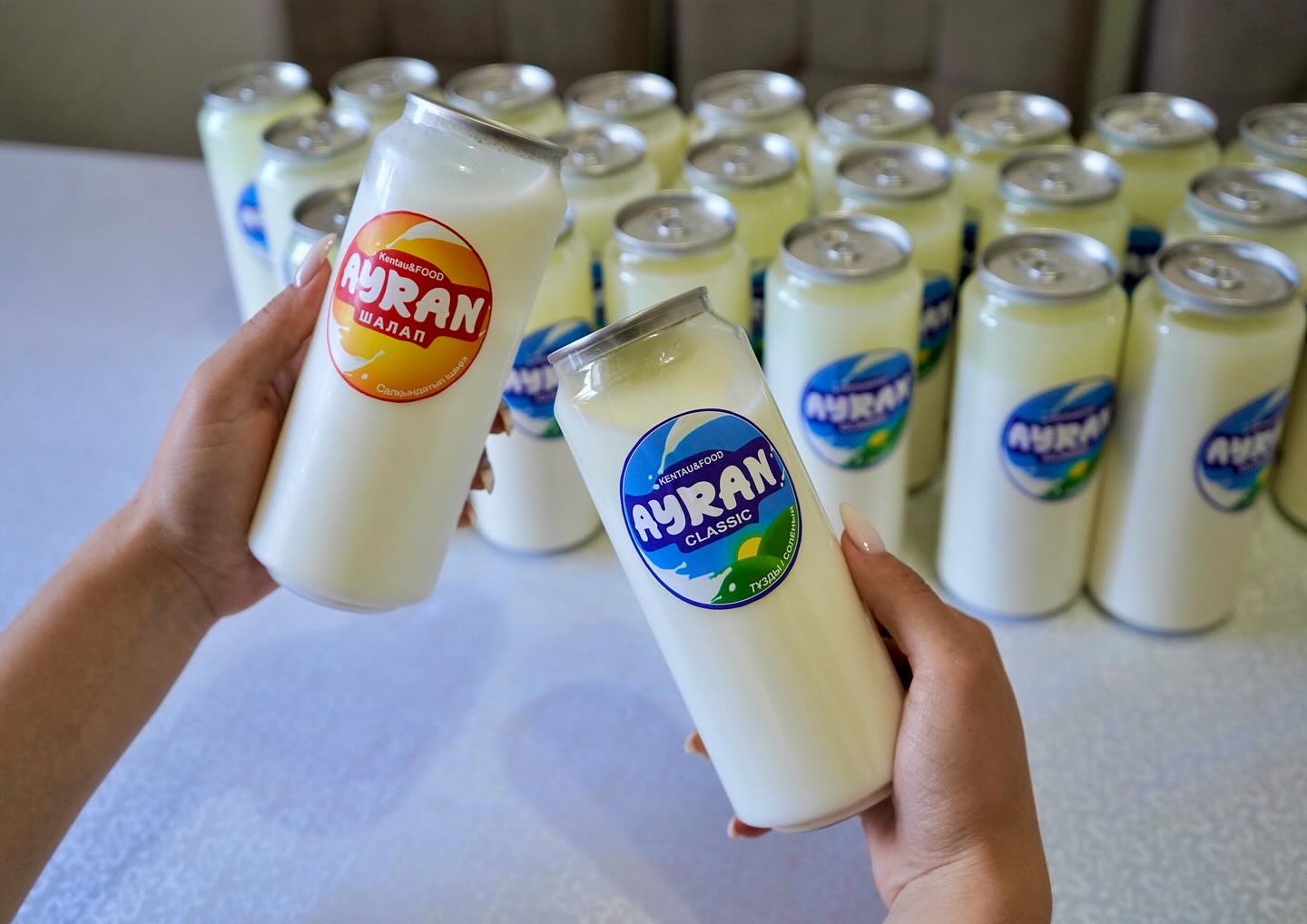 В КЕНТАУ ПРОИЗВОДИТСЯ ЛЕЧЕБНЫЙ НАПИТОК «AYRAN»