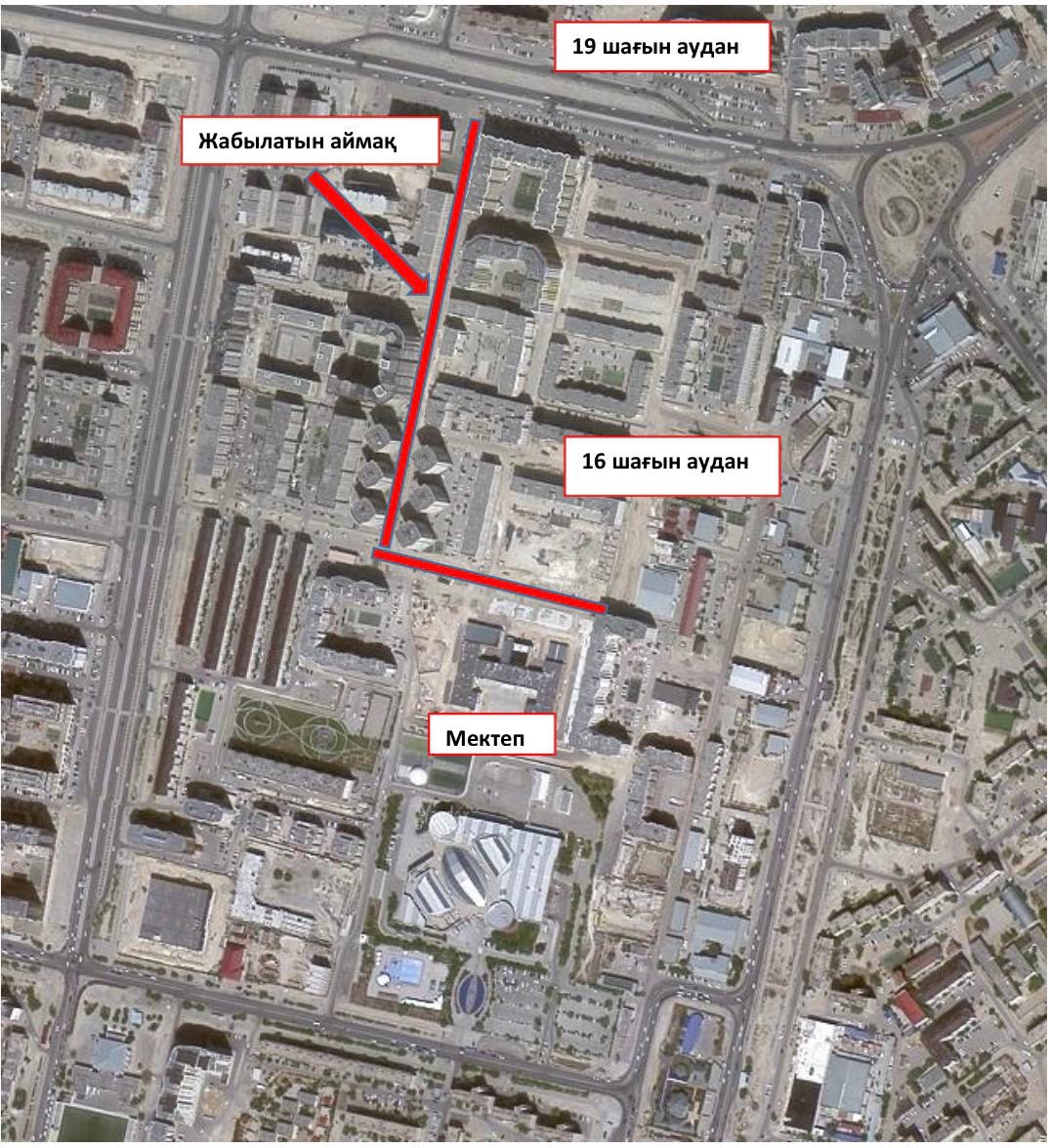 В Актау временно перекроют дороги внутри 16 микрорайона