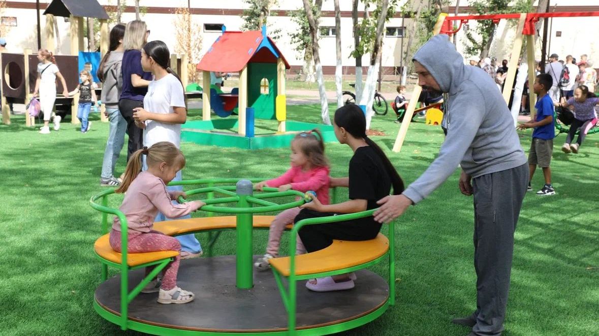 Кеншілер қаласында жаңа саябақ ашылды