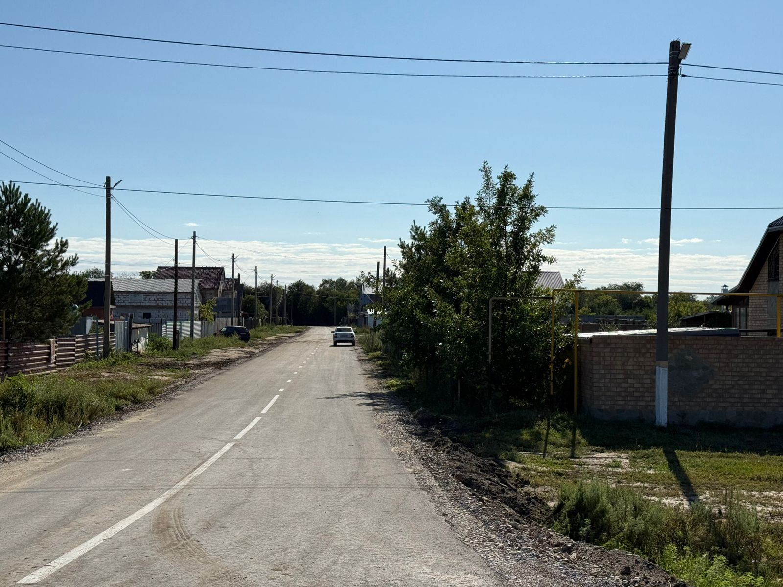 Асфальтирование улиц Полевая, Цветочная, Луговая села Октябрьское