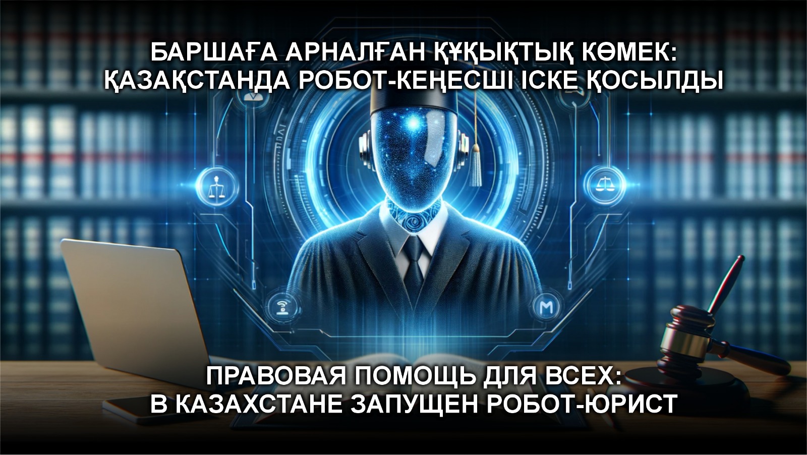Правовая помощь для всех: в Казахстане запущен робот-юрист