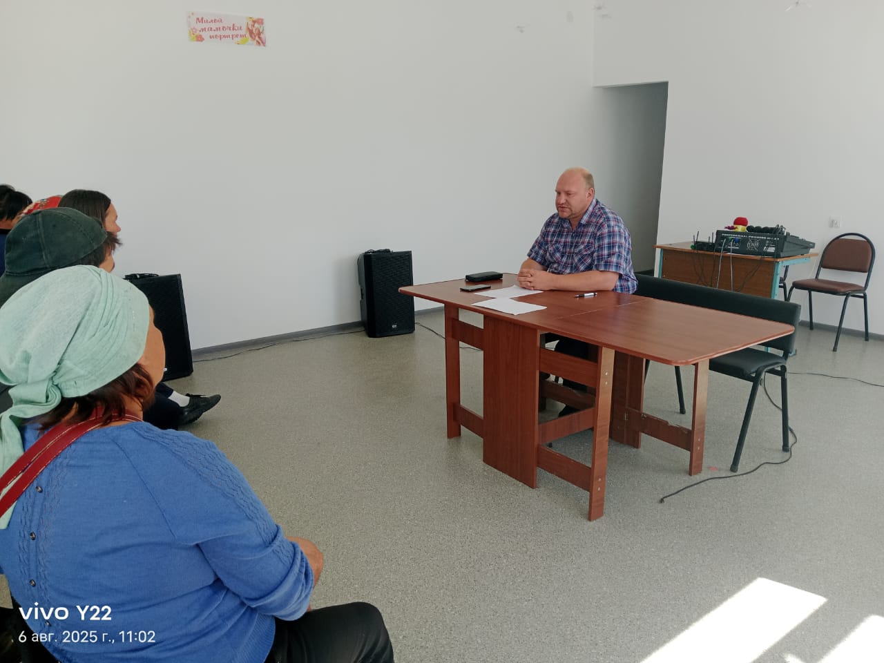 Дубровное ауылдық округінің әкімінің есептік кездесуі