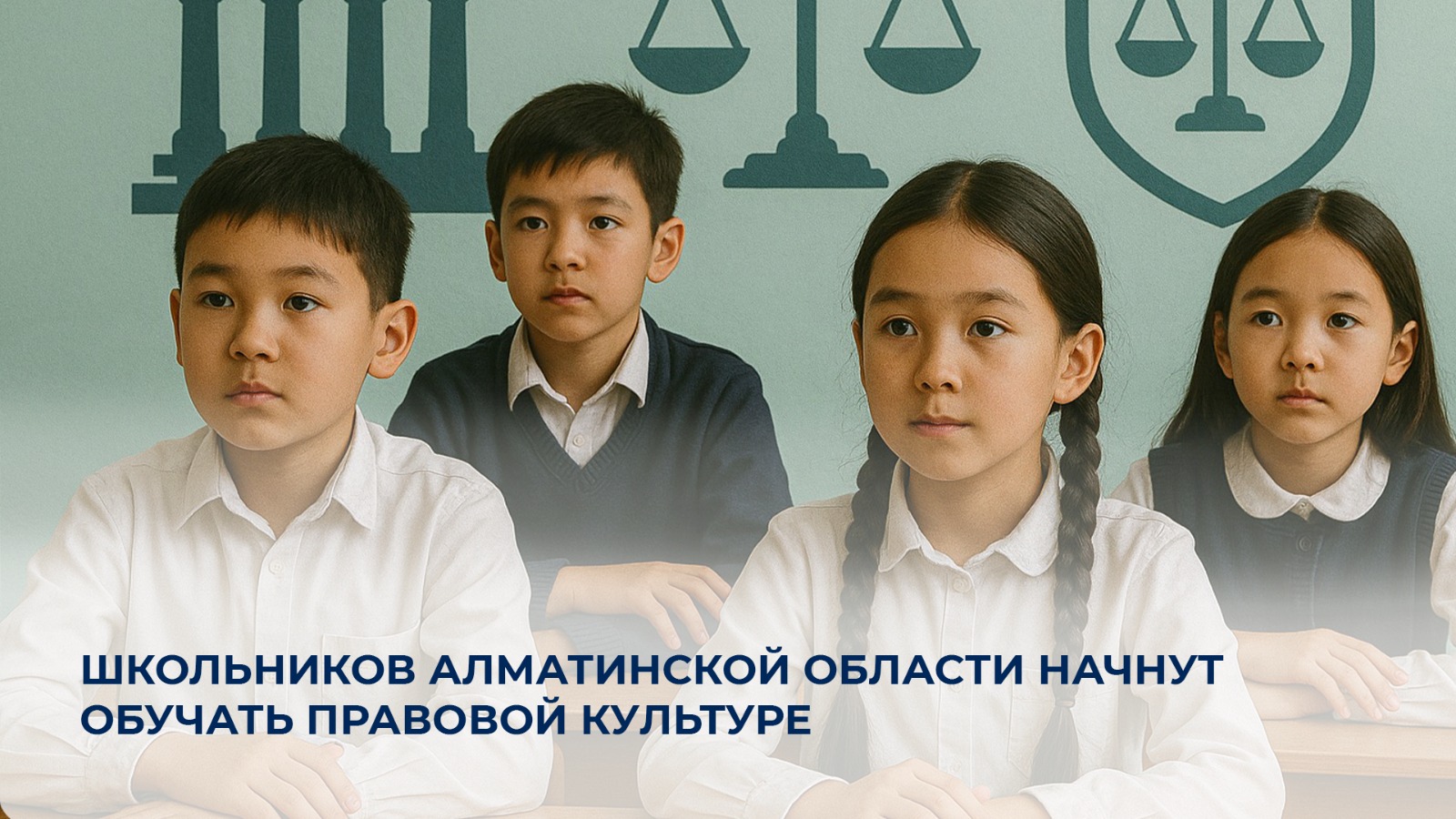 Школьников Алматинской области начнут обучать правовой культуре