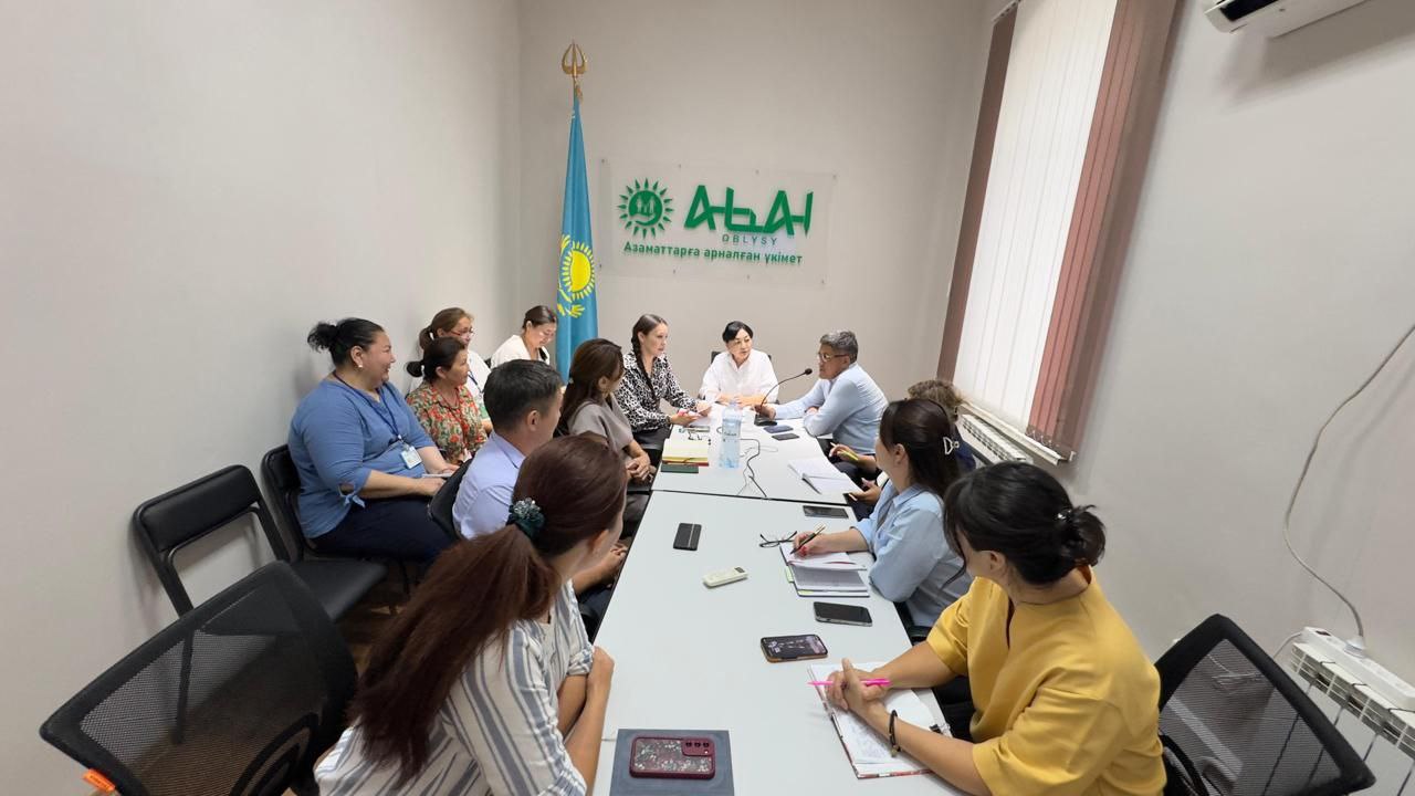 "Е-Өтініш" ақпараттық жүйесінде есепке алынбайтын атқарушылық сипаттағы қаулыларды жолдау мәселелері бойынша жұмыс кеңесі өтті