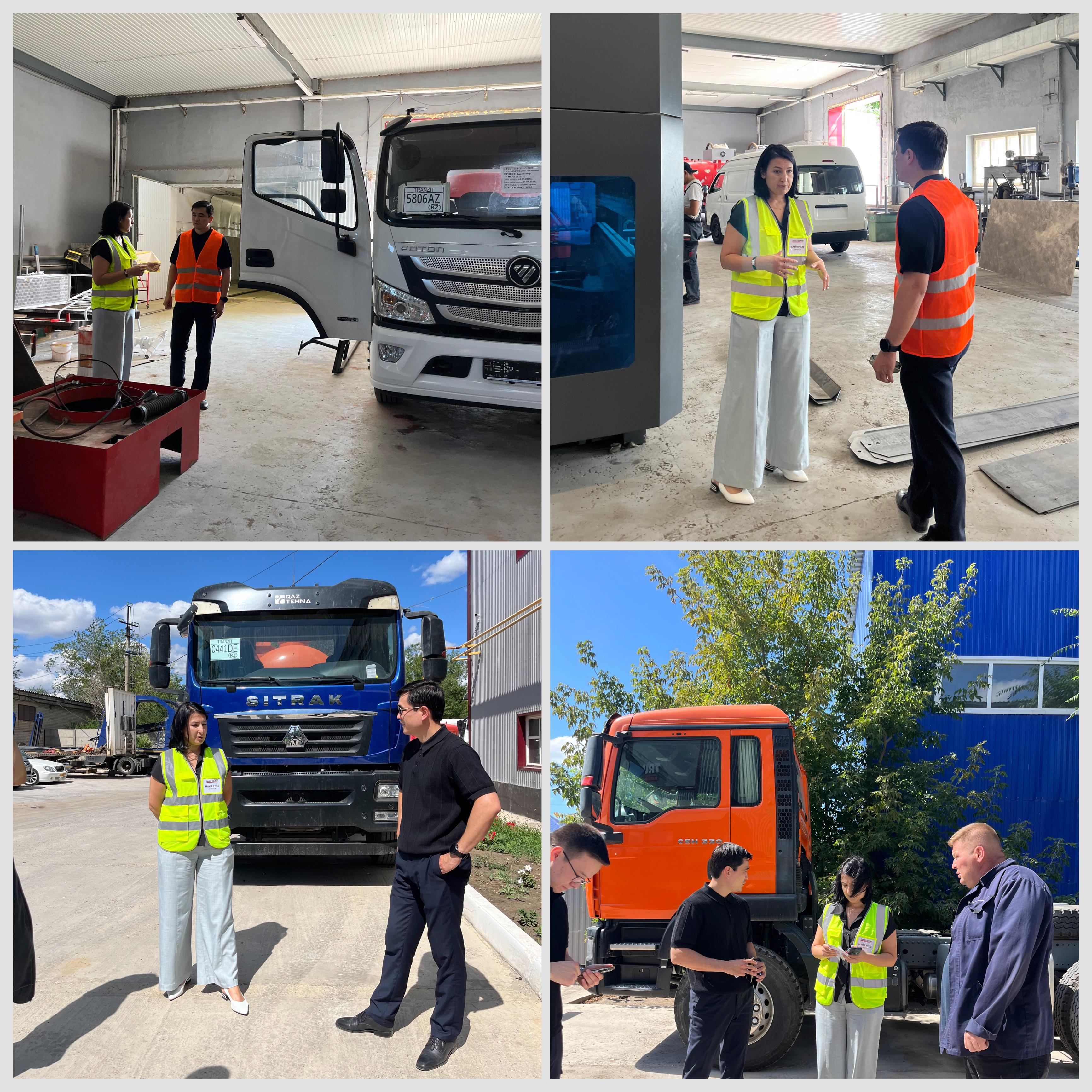 Бүгін «Truck Center» ЖШС өкілдерімен жұмыс кездесуі өтті.
