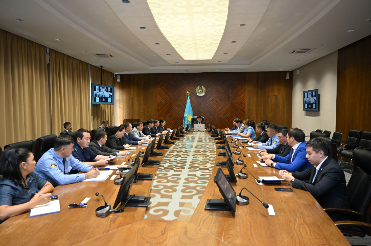 2025 жылдың 2 тоқсанында құқық бұзушылықтың алдын алу жөніндегі ведомствоаралық комиссияның кезекті отырысы өтті