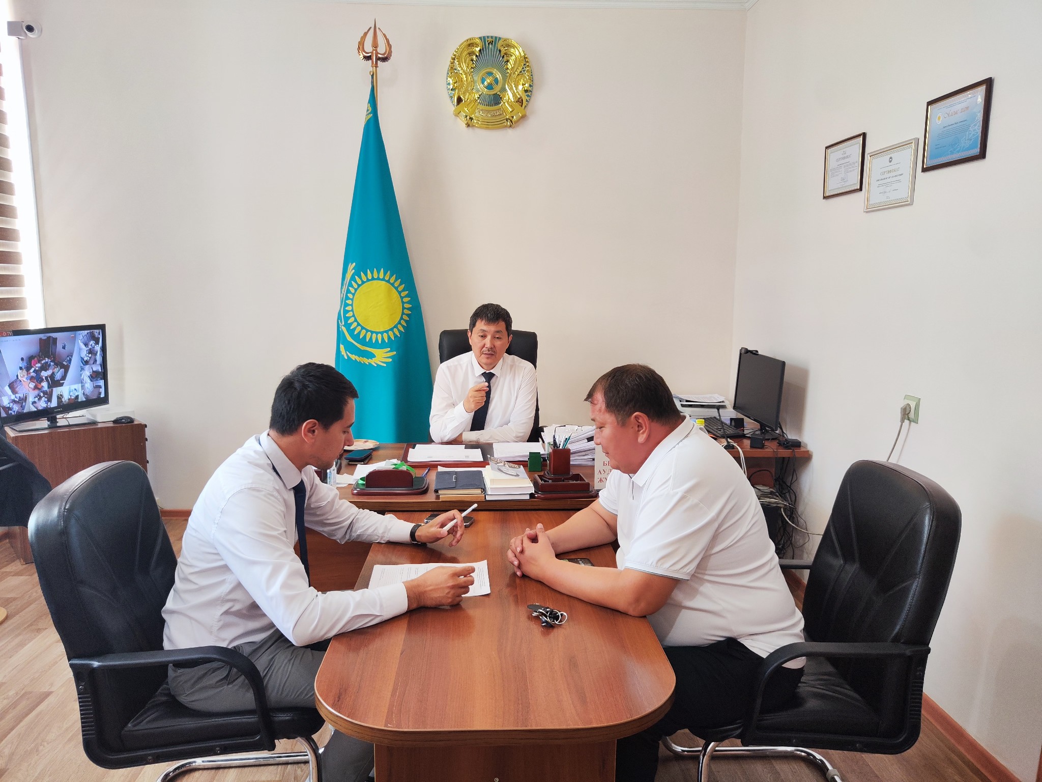Жеке қабылдау жүргізілді