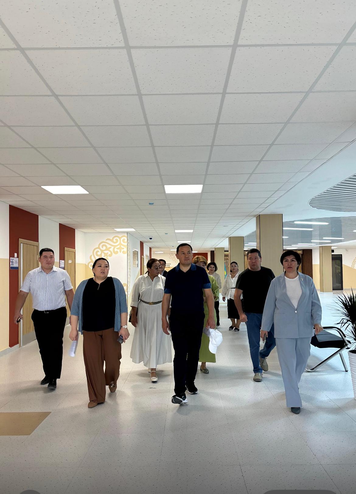 Қазақстан Республикасы Оқу-ағарту министрлігінің өкілі Шакаева Гаухар Серікқалиқызының Шымкент қаласына жұмыс сапары