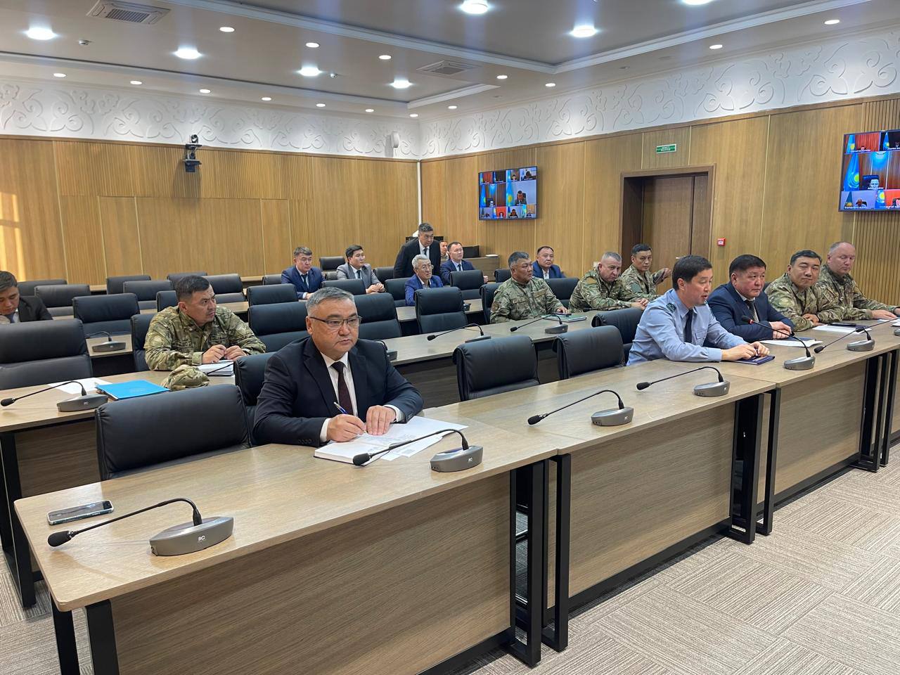 Жаңасемей ауданының әкімі Нұржан Оразбекұлы өрт қауіпсіздігіне арналған кеңейтілген жиынға қатысты