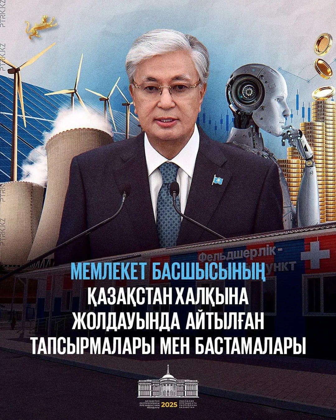 Президент народу Казахстана  Какие задачи и какие инициативы были выдвинуты в послании?
